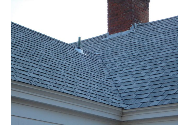 Birchwood shingle roof