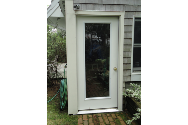 New door with new trim